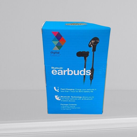 Digital Basics Bluetooth Earbuds- Rose Gold Fast Charging - New - Picture 3 of 6